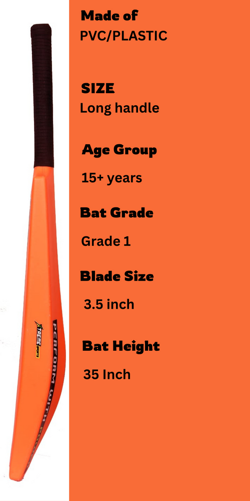 Xtreme Sports Fiber Cricket Bat - Orange Edition
